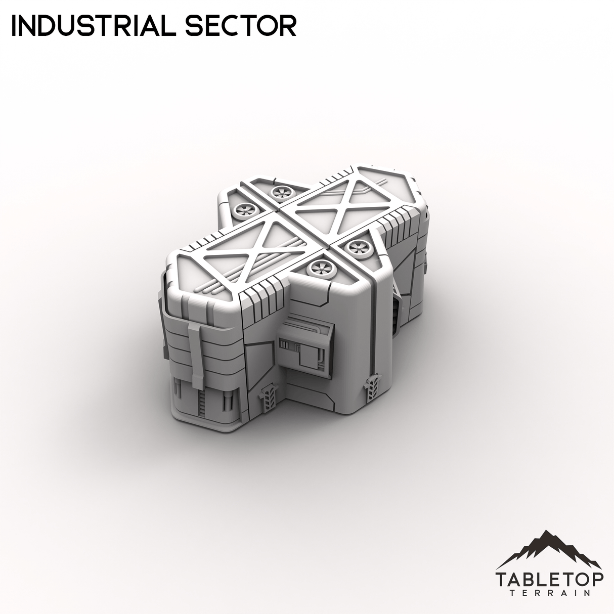 Tabletop Terrain Terrain HEXTECH Industrial Sector - Drop Base Delta