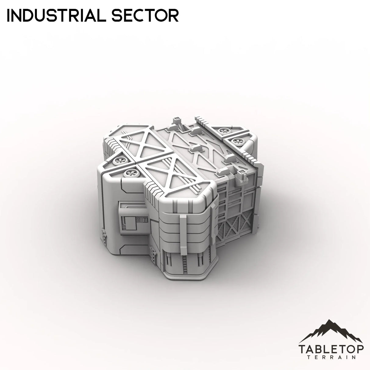 Tabletop Terrain Terrain HEXTECH Industrial Sector - Drop Base Delta