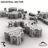 Tabletop Terrain Terrain HEXTECH Industrial Sector - Drop Base Delta