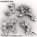 Tabletop Terrain Terrain HEXTECH Invader's Run Map Hill Sets - 6mm