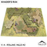 Tabletop Terrain Terrain HEXTECH Invader's Run Map Hill Sets - 6mm