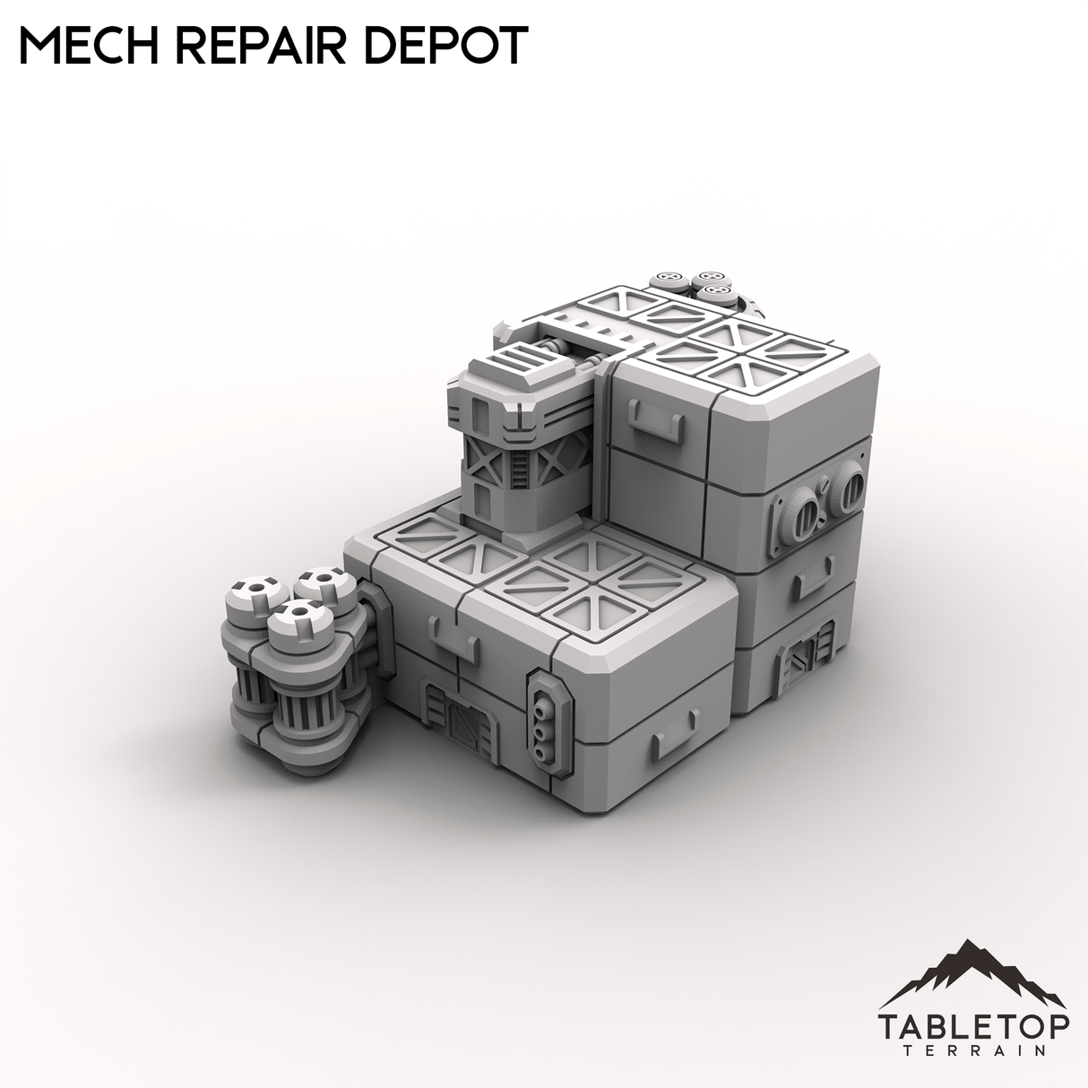 Tabletop Terrain Terrain HEXTECH Mech Repair Depot - Drop Base Delta