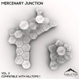 Tabletop Terrain Terrain HEXTECH Mercenary Junction Map Hill Sets-6mm
