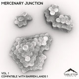Tabletop Terrain Terrain HEXTECH Mercenary Junction Map Hill Sets-6mm