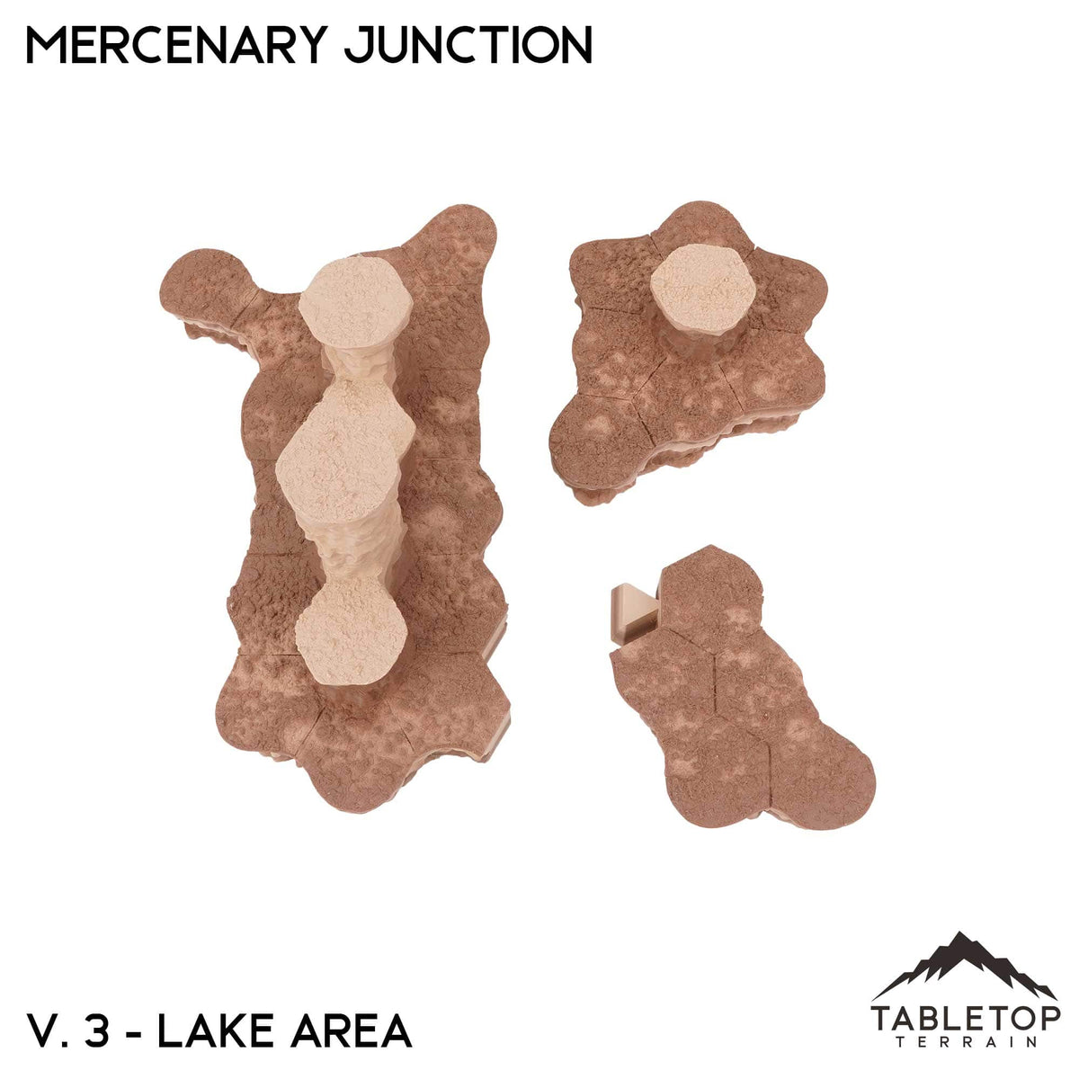 Tabletop Terrain Terrain HEXTECH Mercenary Junction Map Hill Sets-6mm