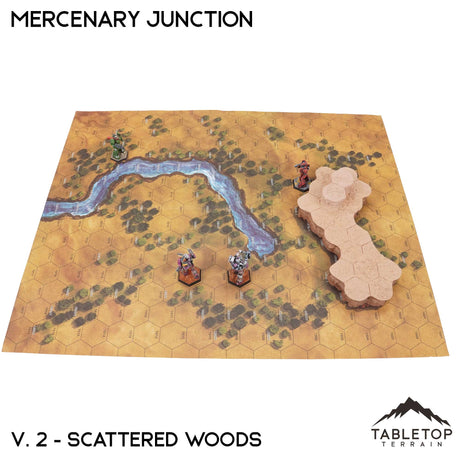 Tabletop Terrain Terrain HEXTECH Mercenary Junction Map Hill Sets-6mm