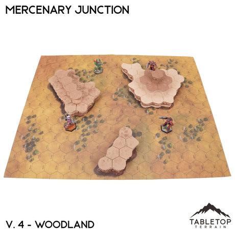 Tabletop Terrain Terrain HEXTECH Mercenary Junction Map Hill Sets-6mm