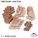 Tabletop Terrain Terrain HEXTECH Mercenary Junction Map Hill Sets-6mm