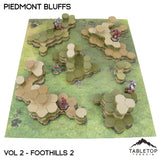 Tabletop Terrain Terrain HEXTECH Piedmont Bluffs Map Hill Set - 6mm