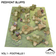 Tabletop Terrain Terrain HEXTECH Piedmont Bluffs Map Hill Set - 6mm