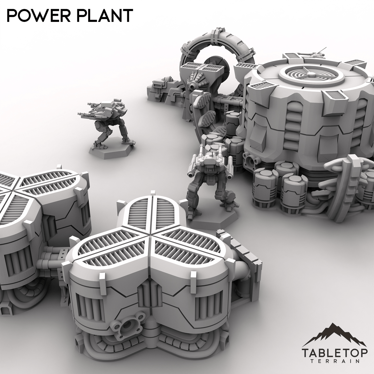 Tabletop Terrain Terrain HEXTECH Power Plant - Power Complex