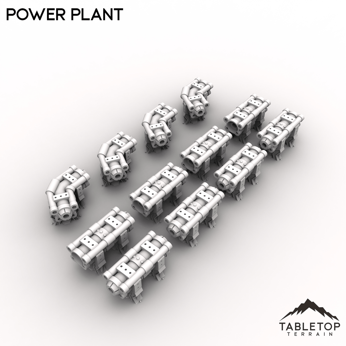 Tabletop Terrain Terrain HEXTECH Power Plant - Power Complex