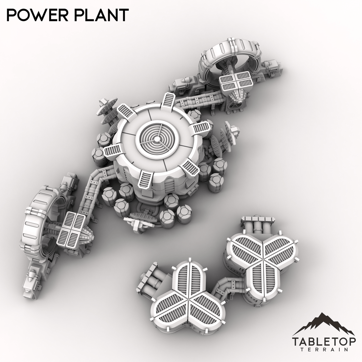 Tabletop Terrain Terrain HEXTECH Power Plant - Power Complex