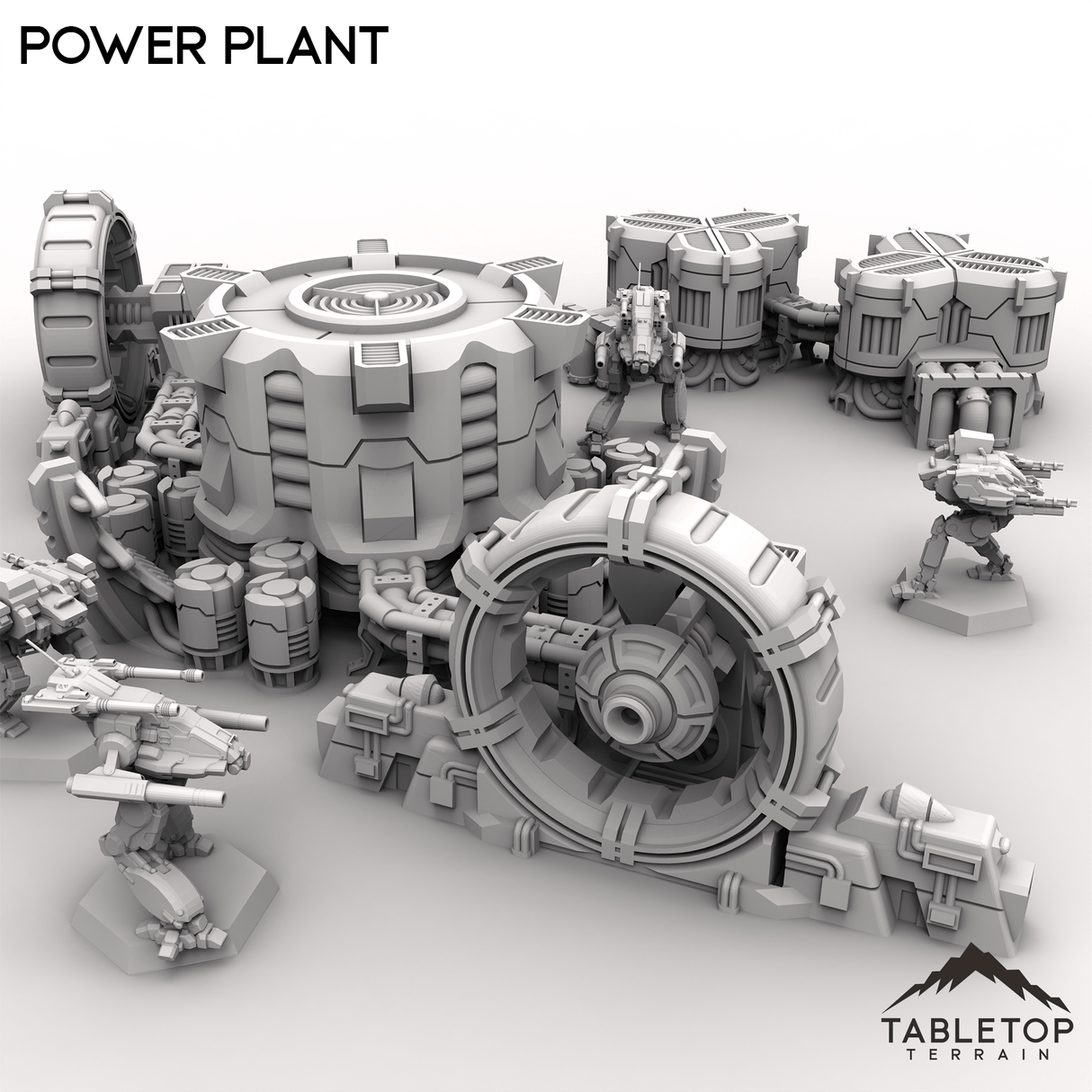 Tabletop Terrain Terrain HEXTECH Power Plant - Power Complex