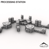 Tabletop Terrain Terrain HEXTECH Processing Station - Industrial Fluidworks