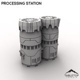 Tabletop Terrain Terrain HEXTECH Processing Station - Industrial Fluidworks