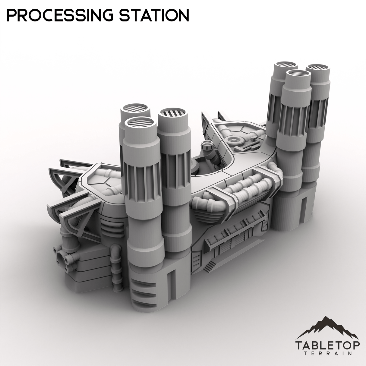 Tabletop Terrain Terrain HEXTECH Processing Station - Industrial Fluidworks