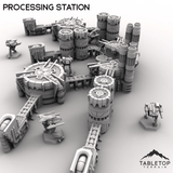 Tabletop Terrain Terrain HEXTECH Processing Station - Industrial Fluidworks