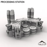 Tabletop Terrain Terrain HEXTECH Processing Station - Industrial Fluidworks
