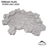 Tabletop Terrain Terrain HEXTECH Rivers and Lakes Terrain Tiles - 6mm