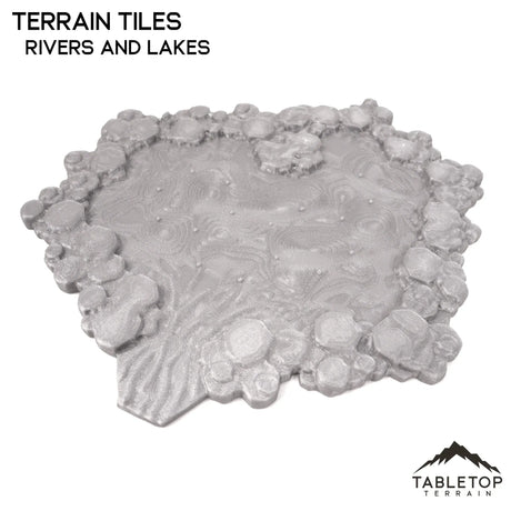 Tabletop Terrain Terrain HEXTECH Rivers and Lakes Terrain Tiles - 6mm