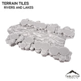 Tabletop Terrain Terrain HEXTECH Rivers and Lakes Terrain Tiles - 6mm