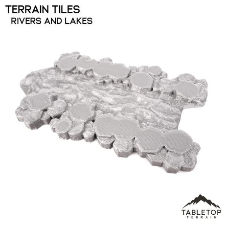 Tabletop Terrain Terrain HEXTECH Rivers and Lakes Terrain Tiles - 6mm
