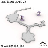 Tabletop Terrain Terrain HEXTECH Rivers and Lakes v2 - 6mm