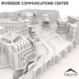 Tabletop Terrain Terrain HEXTECH Riverside Communications Center - 6mm