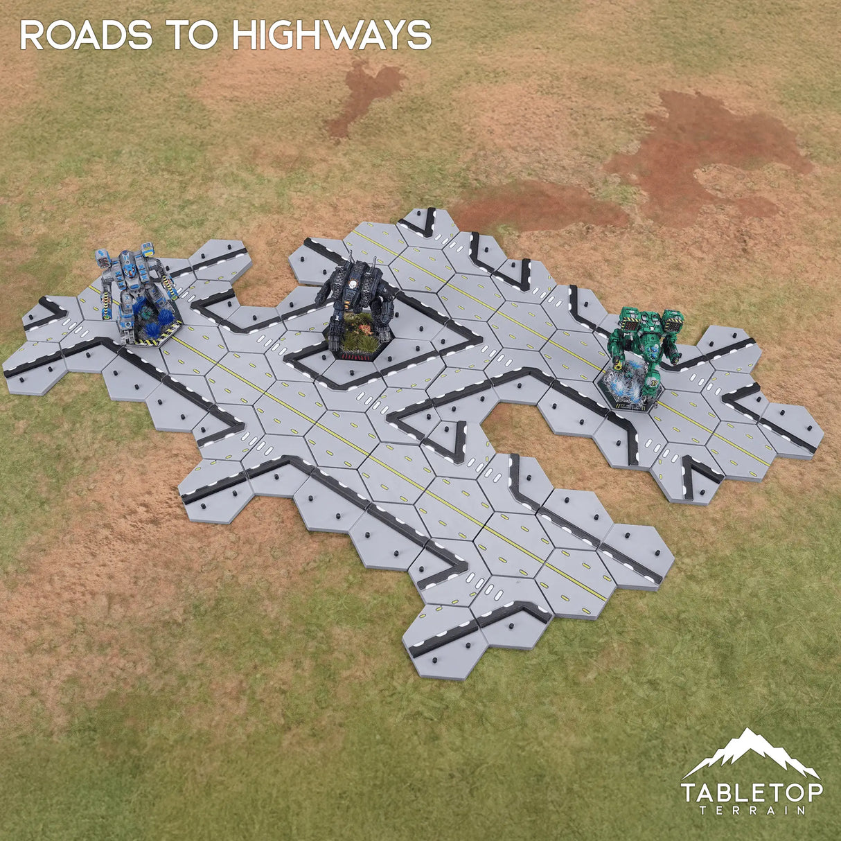 Tabletop Terrain Terrain HEXTECH Roads to Highways Bundle