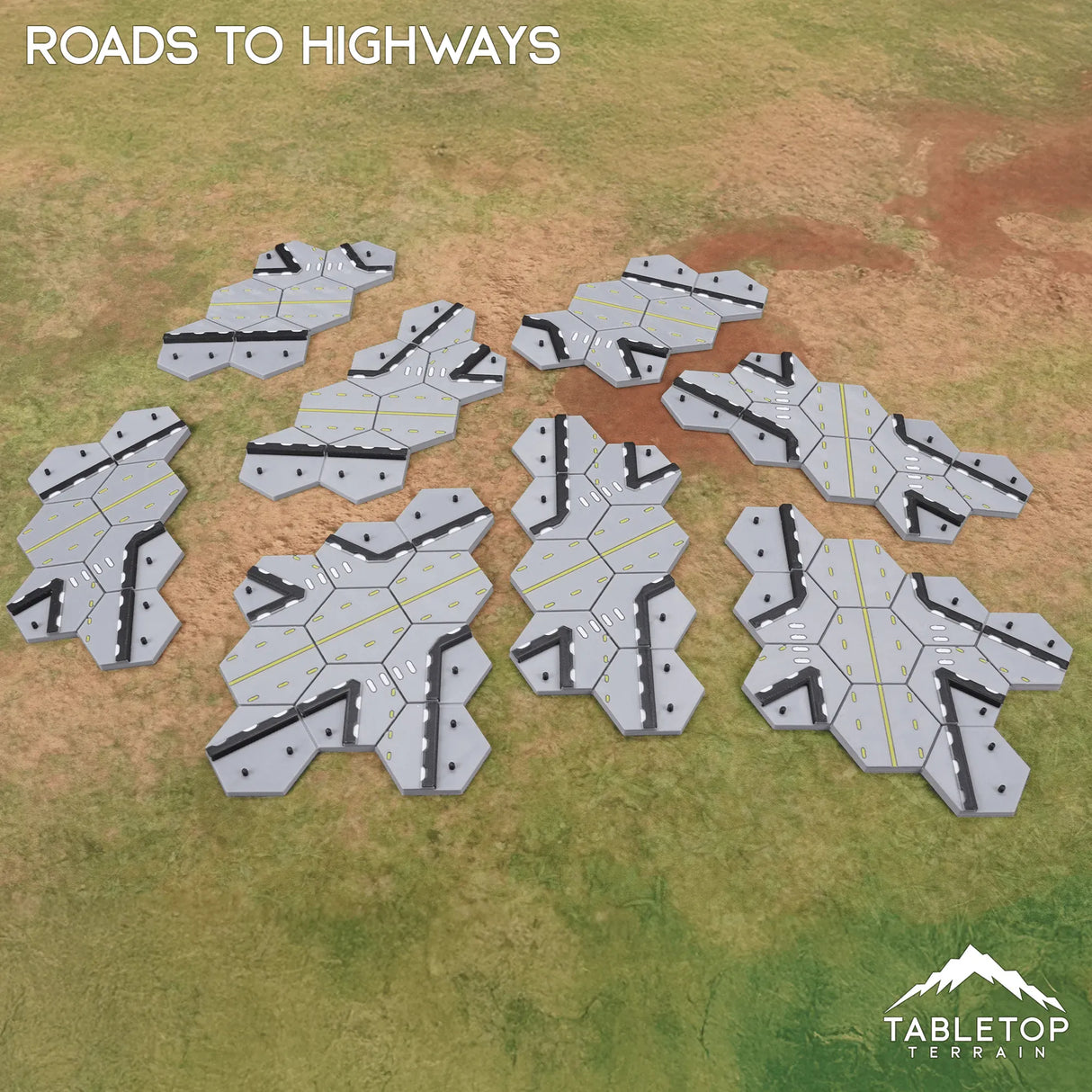 Tabletop Terrain Terrain HEXTECH Roads to Highways Bundle