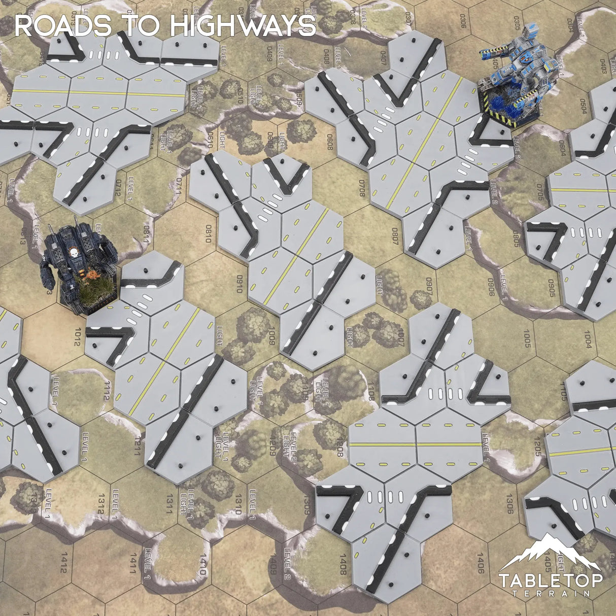 Tabletop Terrain Terrain HEXTECH Roads to Highways Bundle