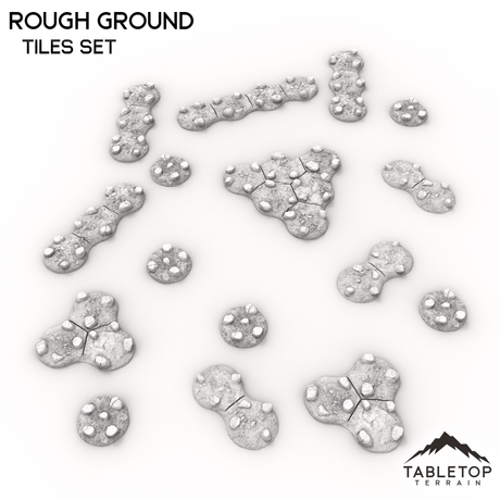 Tabletop Terrain Terrain HEXTECH Rough Ground - 6mm