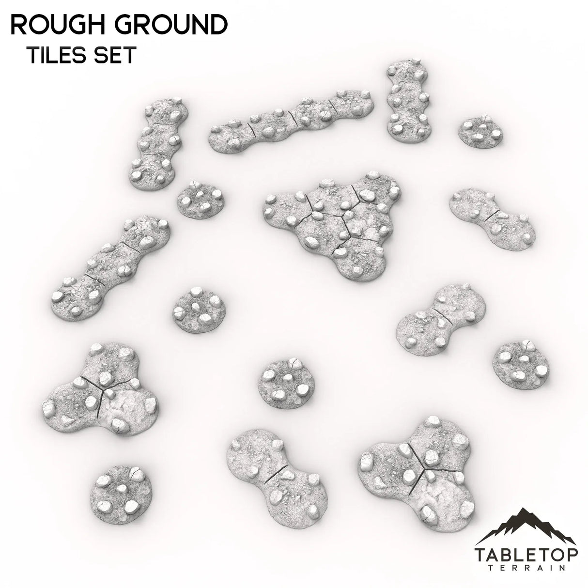 Tabletop Terrain Terrain HEXTECH Rough Ground - 6mm