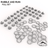 Tabletop Terrain Terrain HEXTECH Rubble and Ruin Terrain Tiles - 6mm
