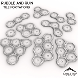Tabletop Terrain Terrain HEXTECH Rubble and Ruin Terrain Tiles - 6mm