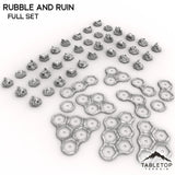 Tabletop Terrain Terrain HEXTECH Rubble and Ruin Terrain Tiles - 6mm