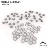 Tabletop Terrain Terrain HEXTECH Rubble and Ruin Terrain Tiles - 6mm