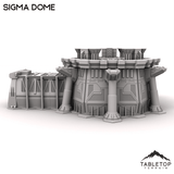 Tabletop Terrain Terrain HEXTECH Sigma Dome Trinity City - 6mm