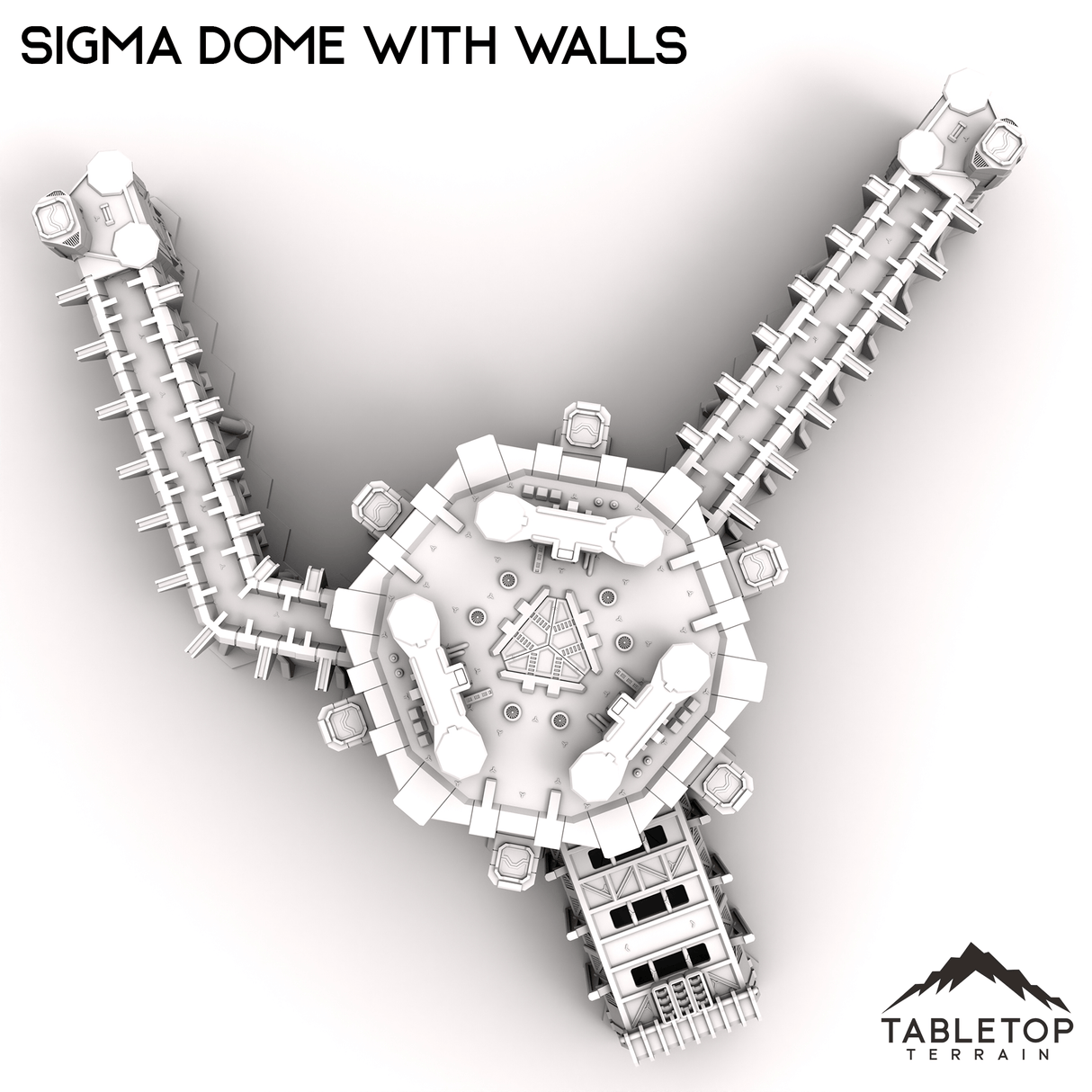 Tabletop Terrain Terrain HEXTECH Sigma Dome Trinity City - 6mm