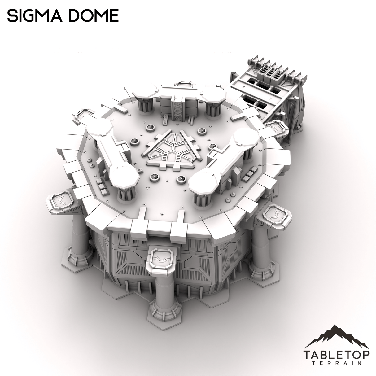 Tabletop Terrain Terrain HEXTECH Sigma Dome Trinity City - 6mm