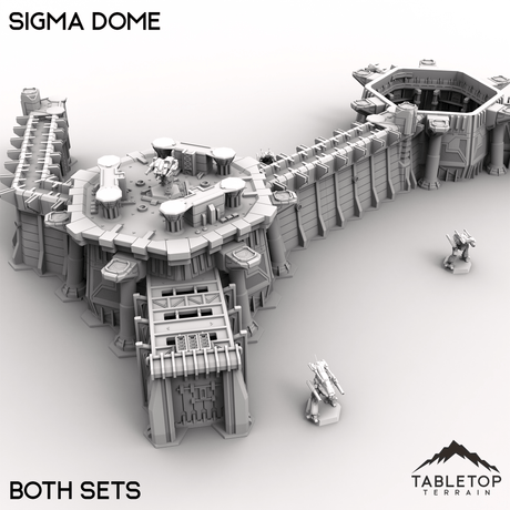 Tabletop Terrain Terrain HEXTECH Sigma Dome Trinity City - 6mm