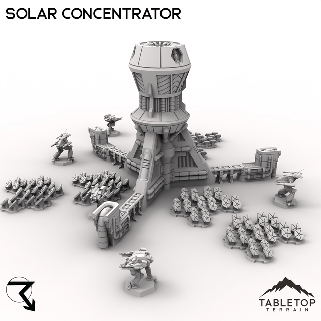 Tabletop Terrain Terrain HEXTECH Solar Concentrator - Power Complex