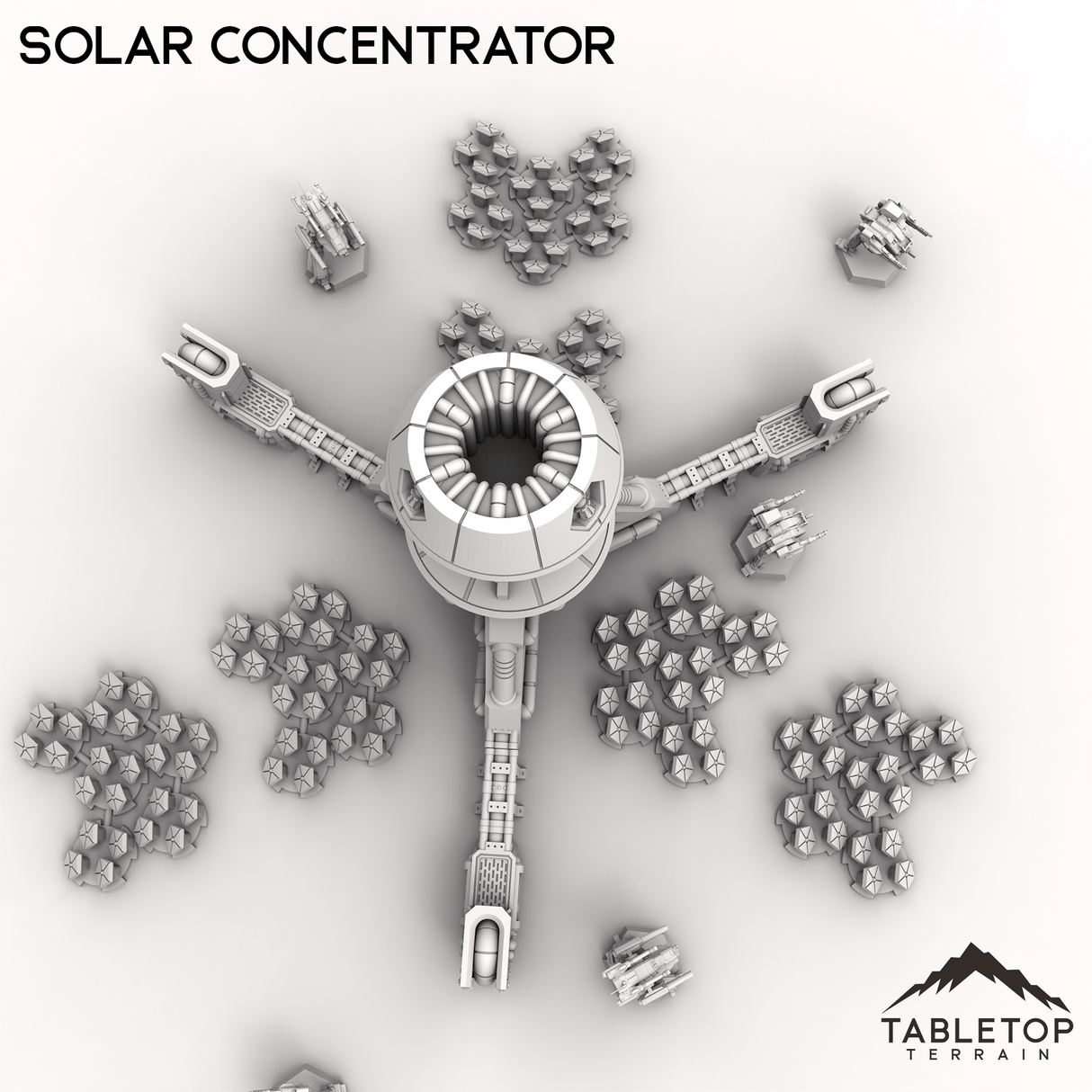 Tabletop Terrain Terrain HEXTECH Solar Concentrator - Power Complex