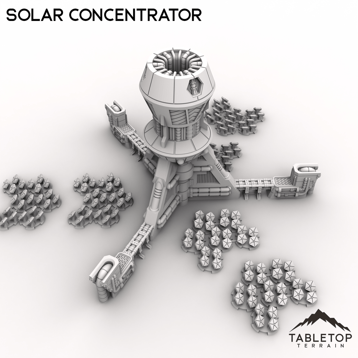 Tabletop Terrain Terrain HEXTECH Solar Concentrator - Power Complex