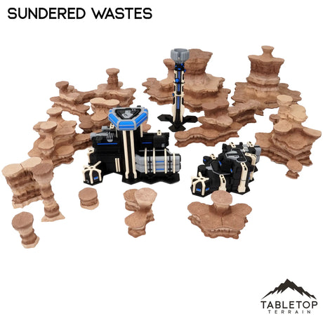 Tabletop Terrain Terrain HEXTECH Sundered Wastes Map Hill Sets - 6mm