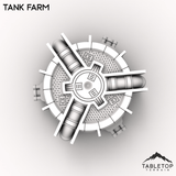 Tabletop Terrain Terrain HEXTECH Tank Farm - Industrial Fluidworks