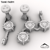 Tabletop Terrain Terrain HEXTECH Tank Farm - Industrial Fluidworks