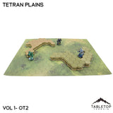 Tabletop Terrain Terrain HEXTECH Tetran Plains Map Hill Set - 6mm