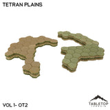 Tabletop Terrain Terrain HEXTECH Tetran Plains Map Hill Set - 6mm